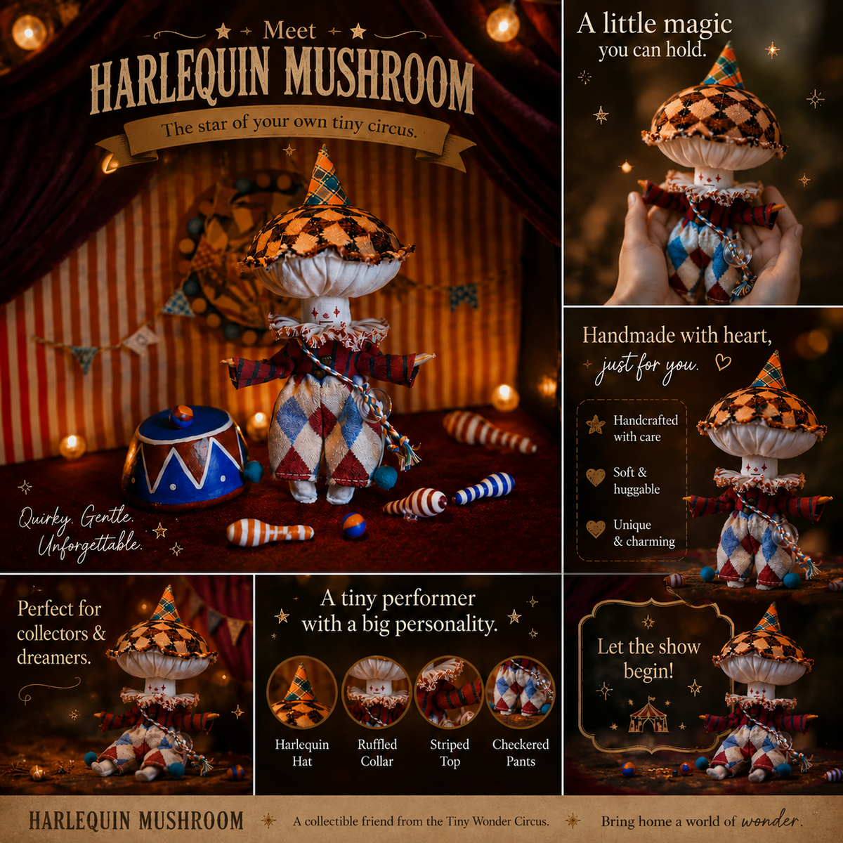 Harlequin Mushroom Kit