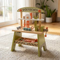 Green Wooden Tool Set