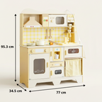 Cream Wooden Play Kitchen