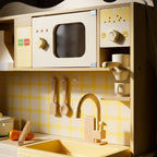 Cream Wooden Play Kitchen
