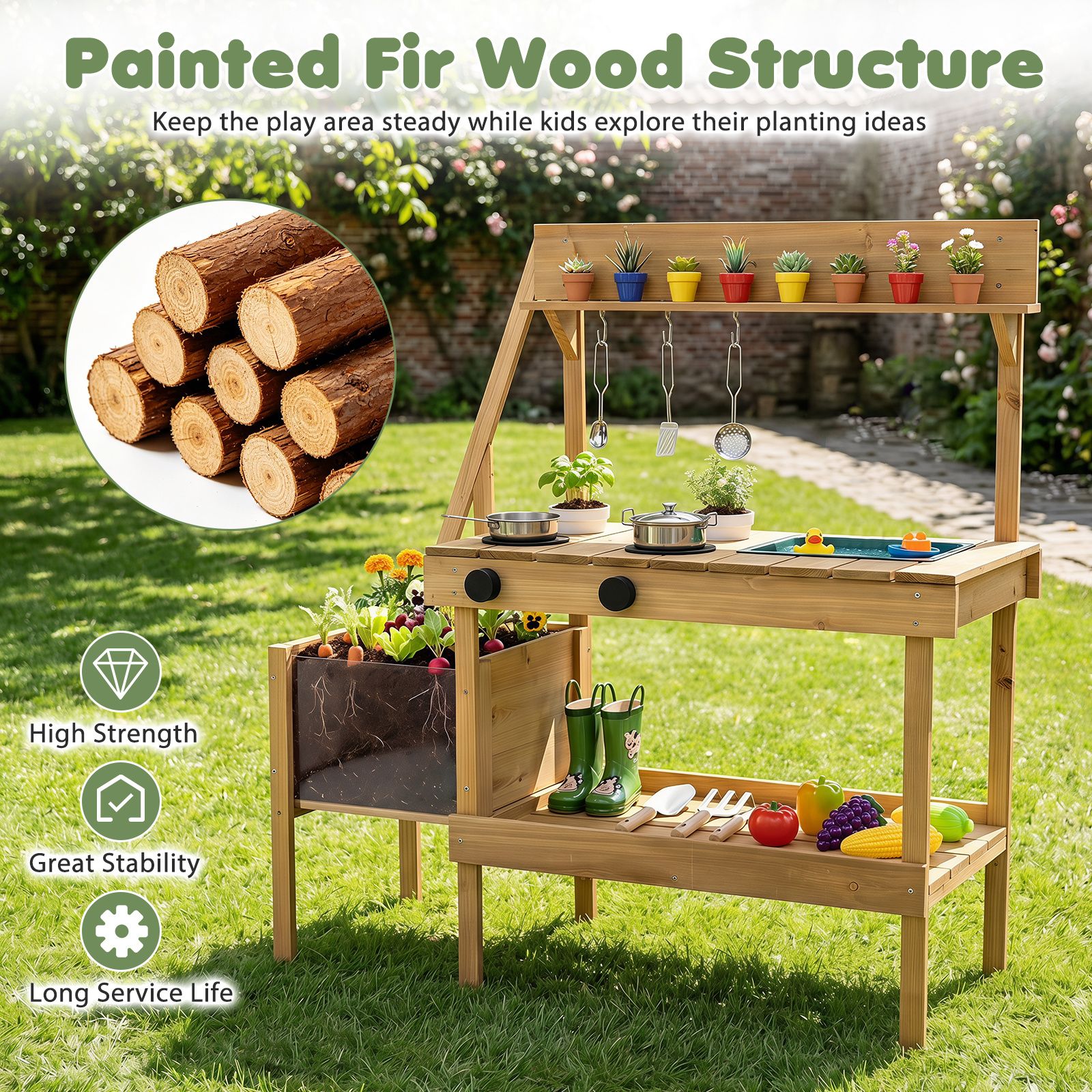 Planter Mud Kitchen