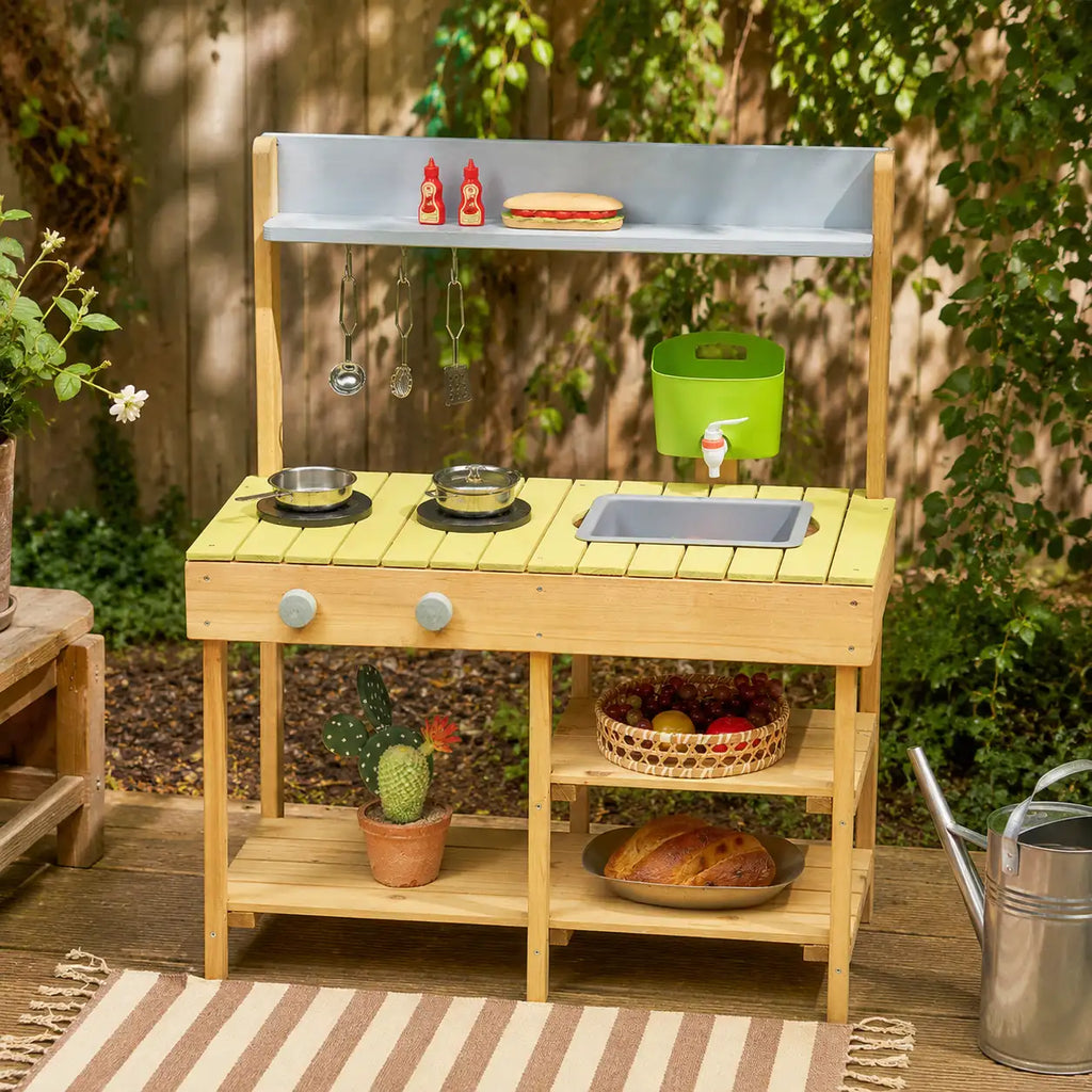 Outdoor Wooden Kitchen