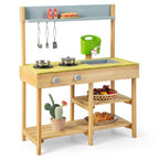 Outdoor Wooden Kitchen