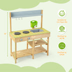 Outdoor Wooden Kitchen