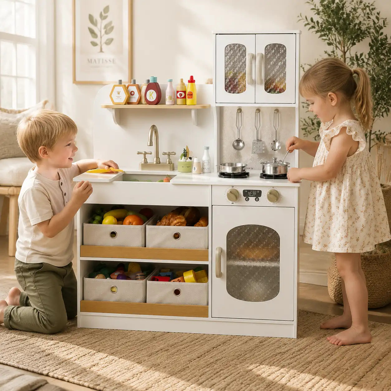 Wooden Play Kitchen