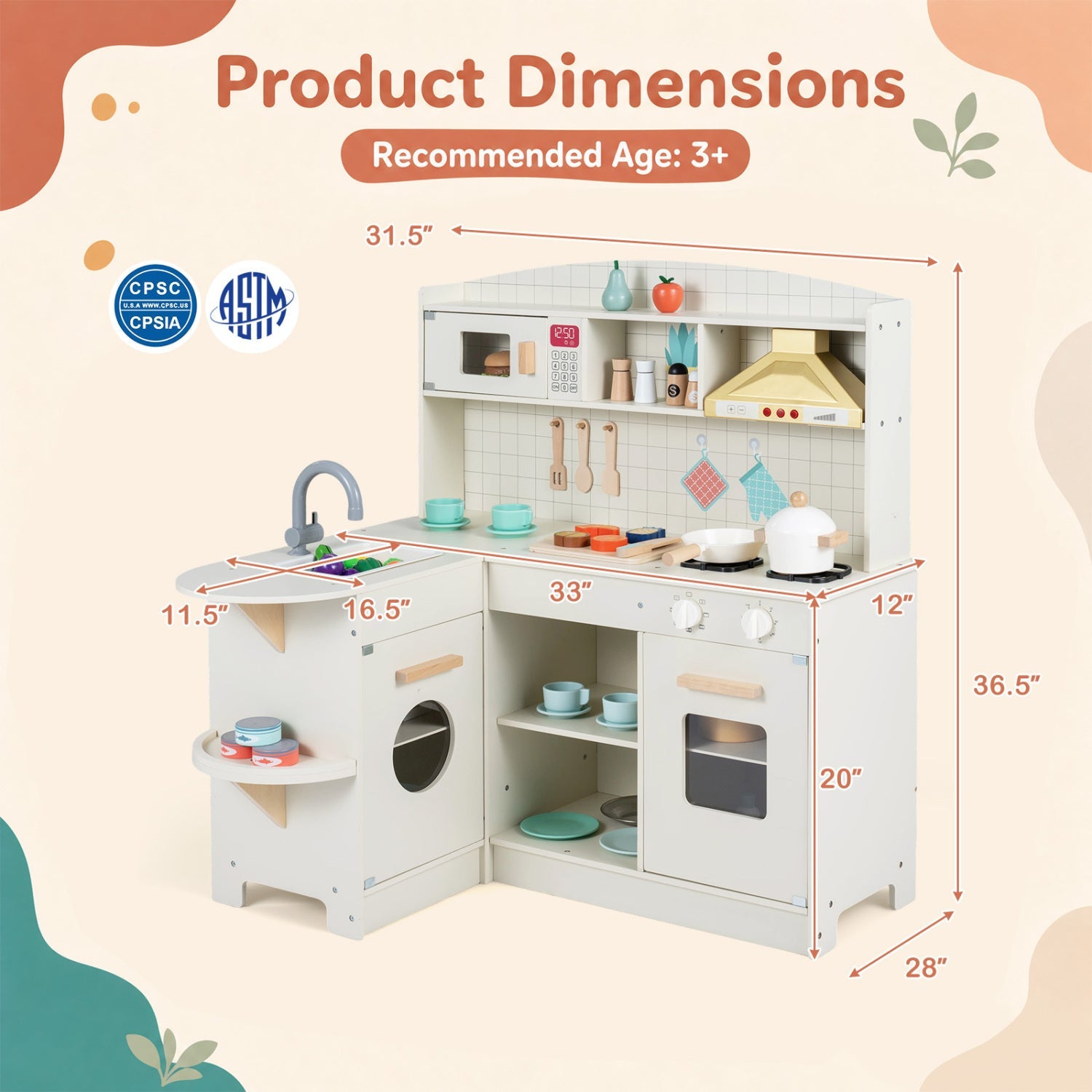 Corner Play Kitchen