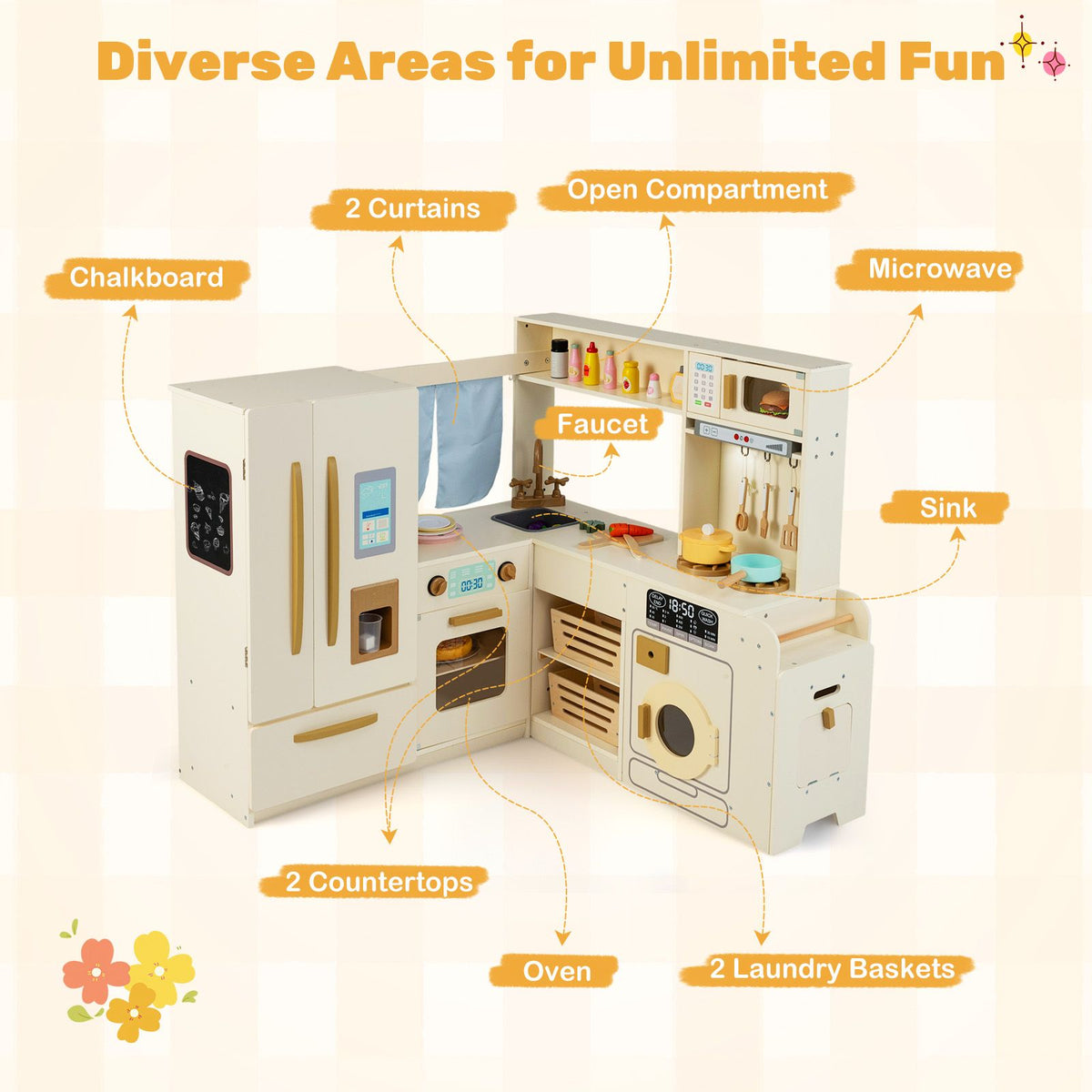 Corner Play Kitchen