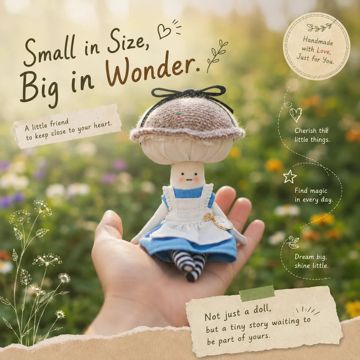 Mushroom Girl Craft Kit