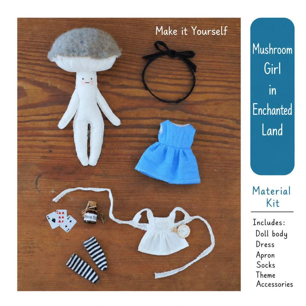 Mushroom Girl Craft Kit