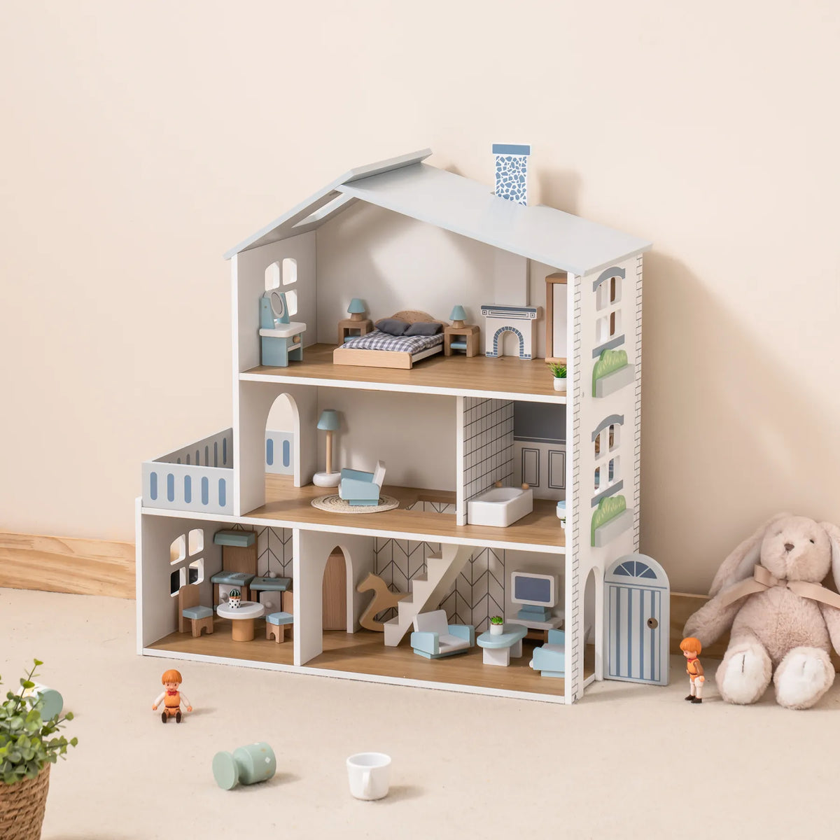 Nordic Wooden Dollhouse