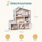 Nordic Wooden Dollhouse