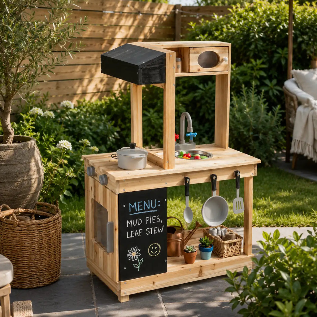 Chalkboard Mud Kitchen