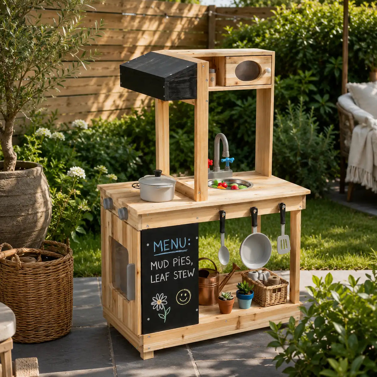 Chalkboard Mud Kitchen