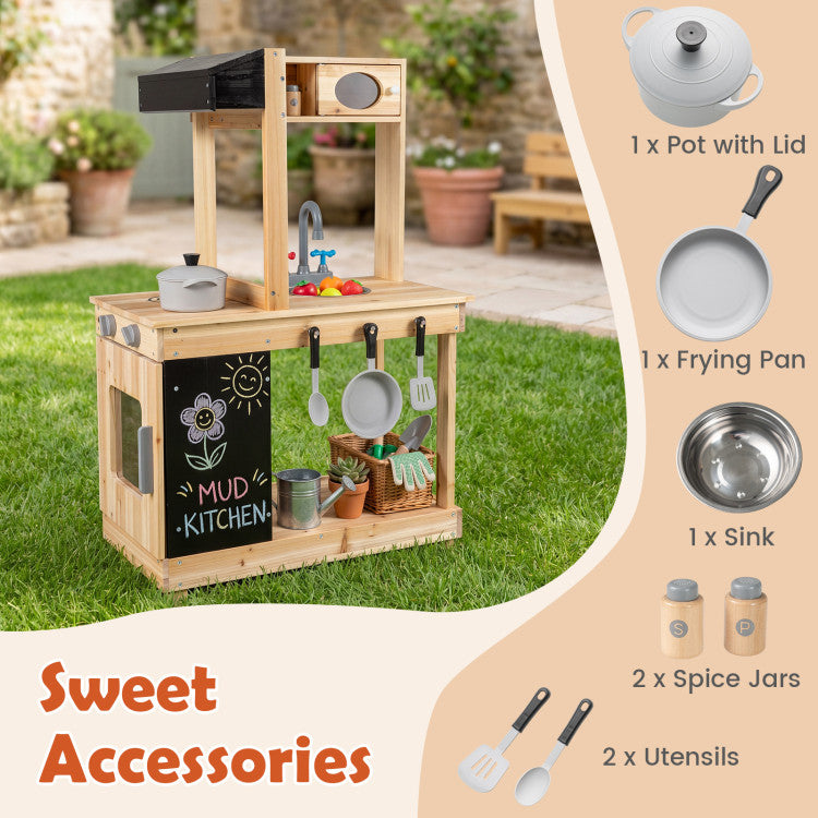 Chalkboard Mud Kitchen