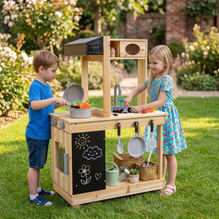Chalkboard Mud Kitchen