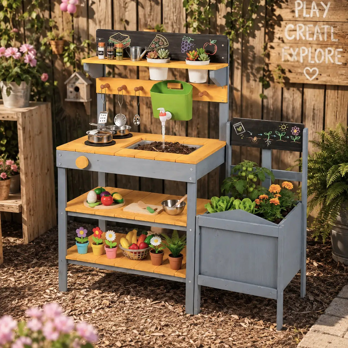 Planter Mud Kitchen
