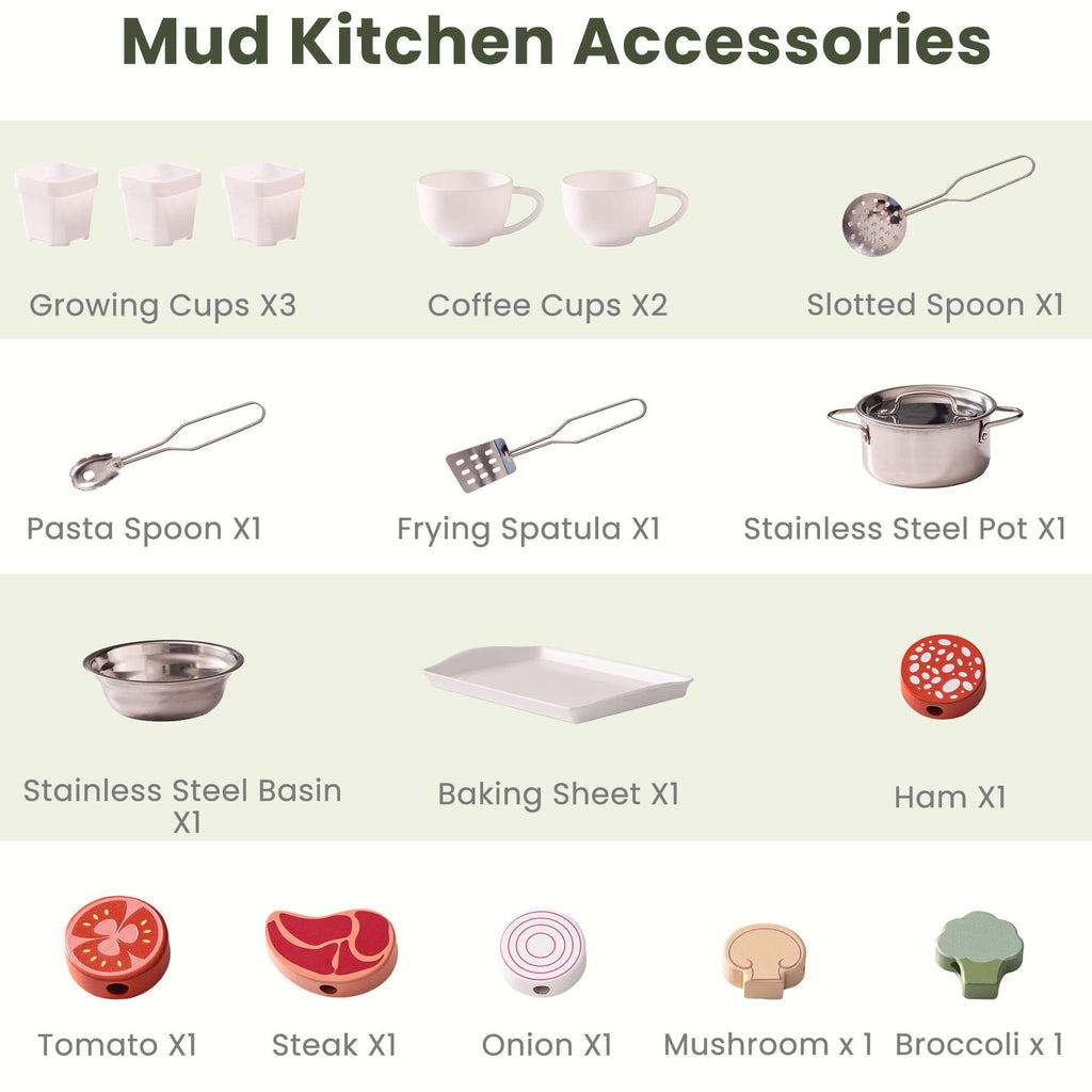 Outdoor BBQ Mud Kitchen