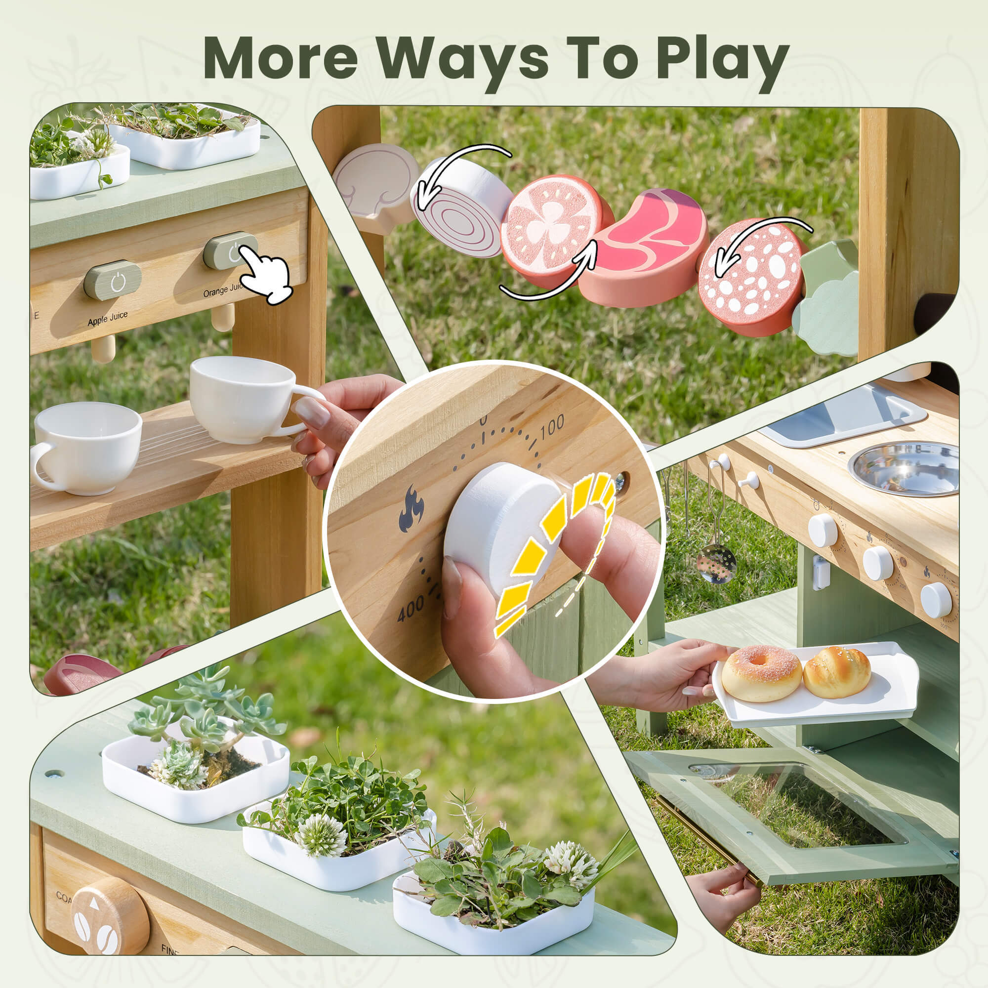 Outdoor BBQ Mud Kitchen
