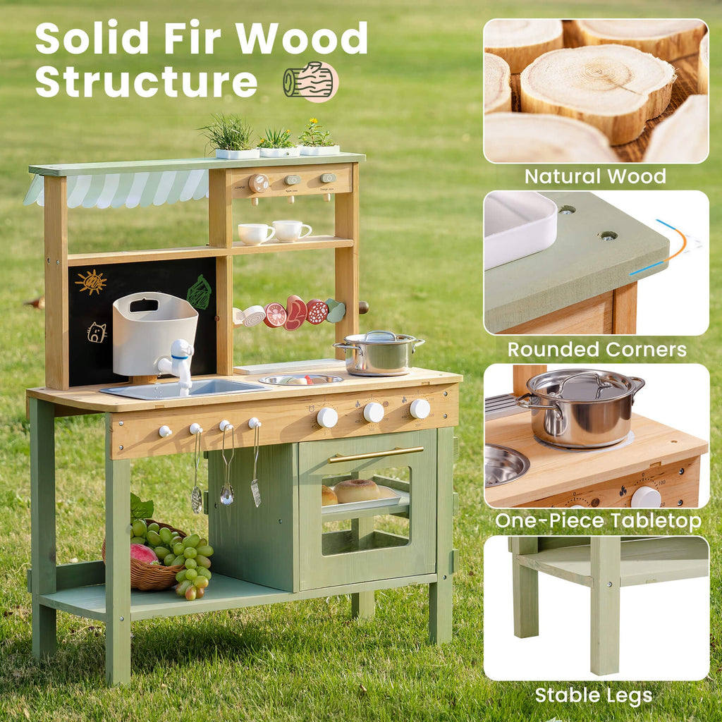 Outdoor BBQ Mud Kitchen