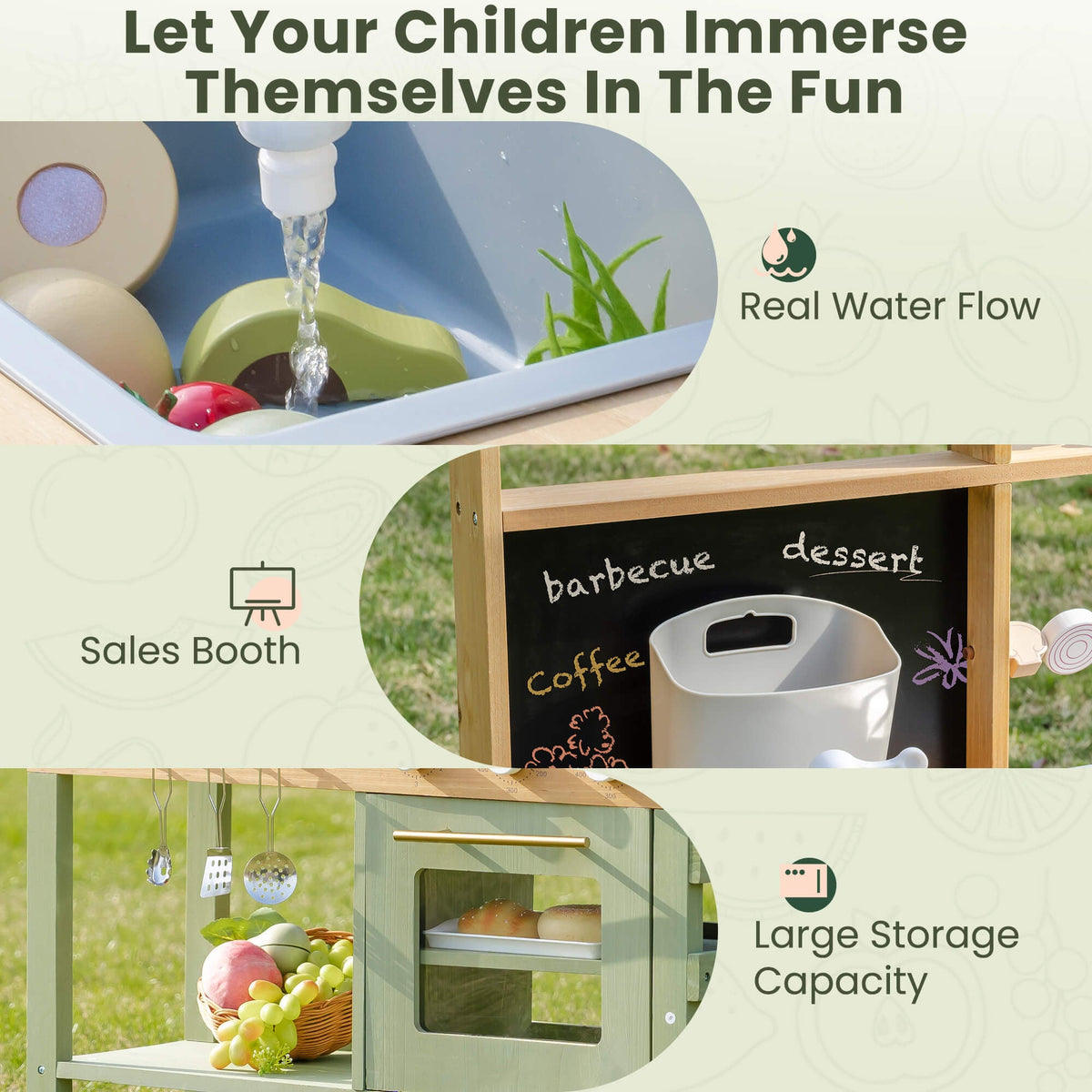 Outdoor BBQ Mud Kitchen