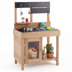 Outdoor Wooden Kitchen
