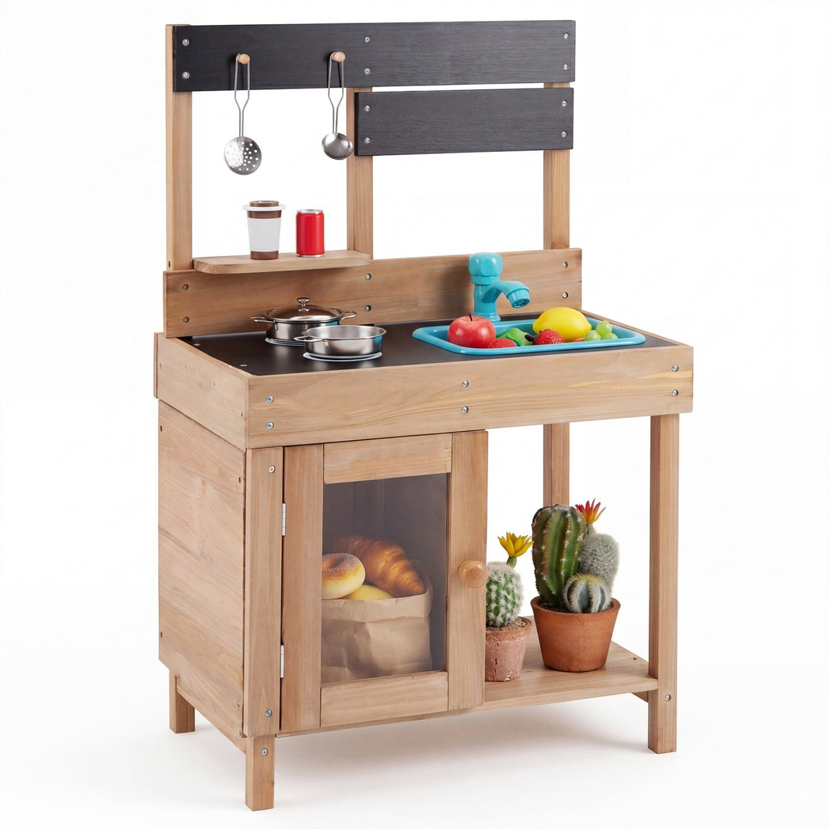 Outdoor Wooden Kitchen