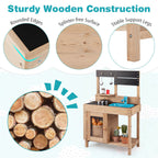 Outdoor Wooden Kitchen