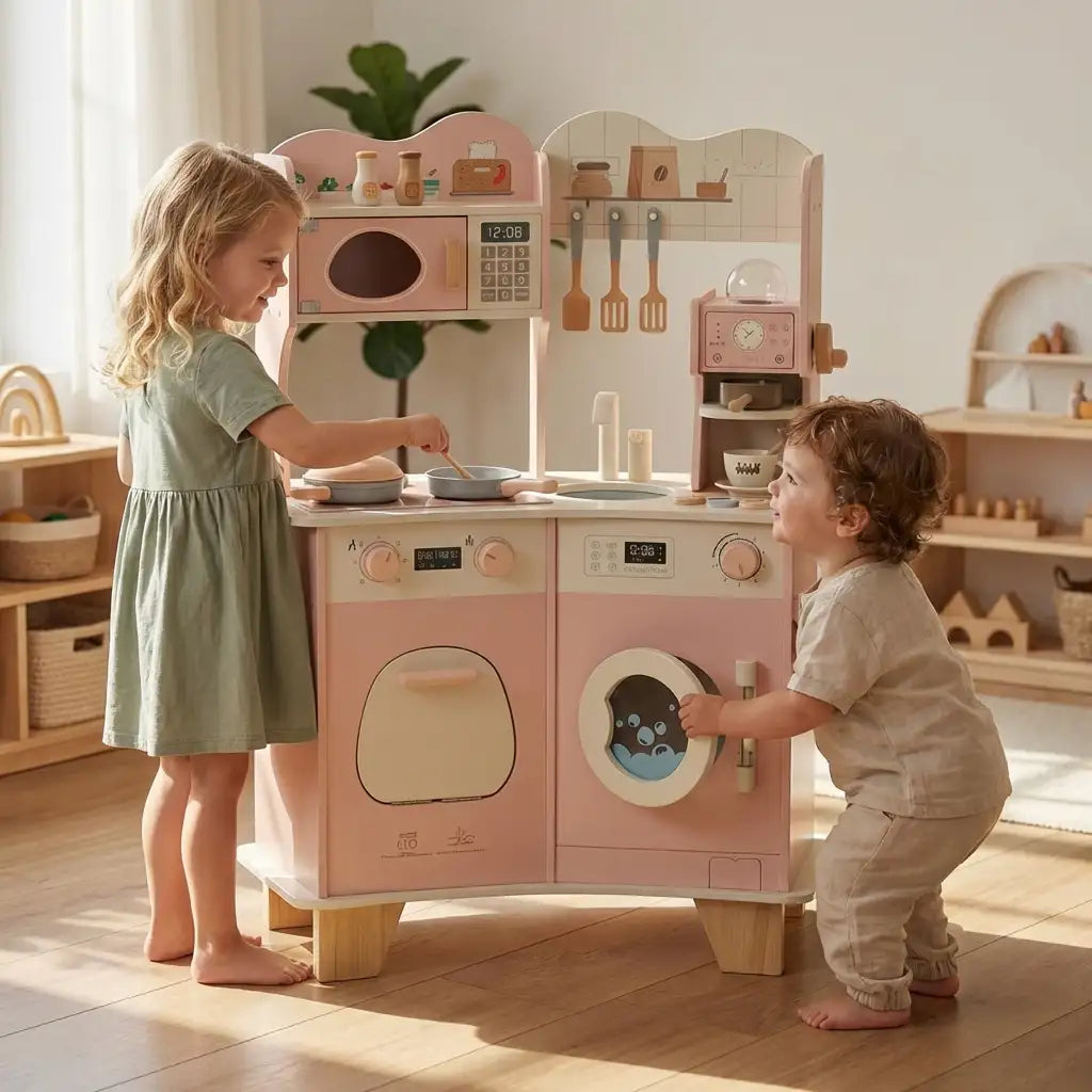 Wooden Play Kitchen
