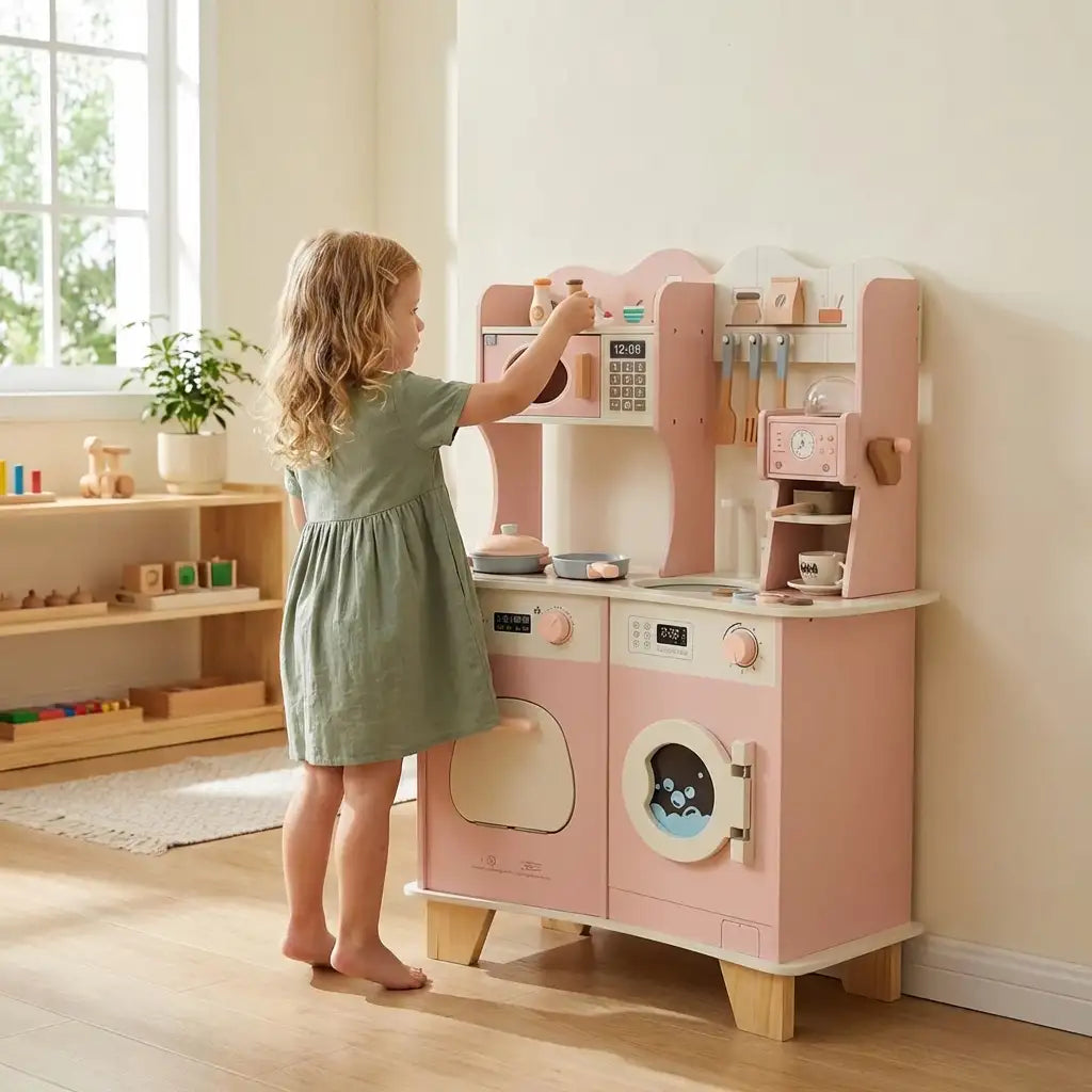 Wooden Play Kitchen