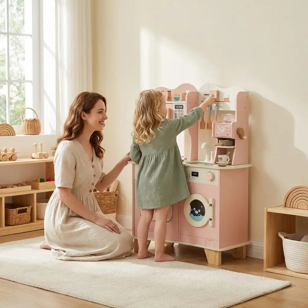 Wooden Play Kitchen