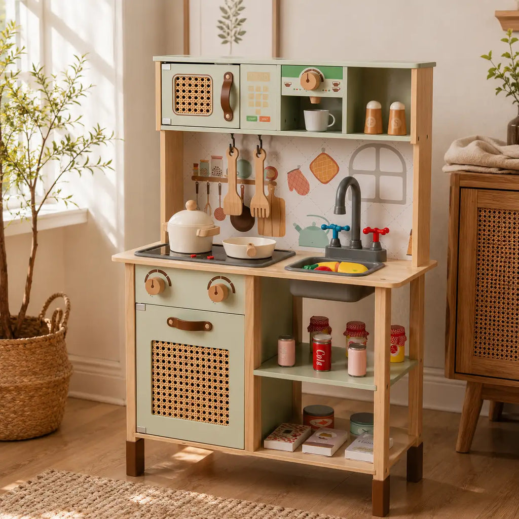 Rattan Play Kitchen