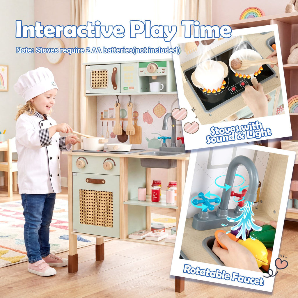 Rattan Play Kitchen