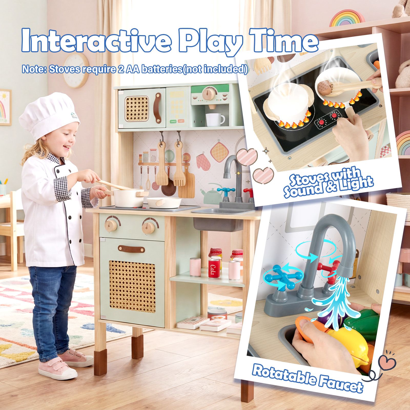Rattan Play Kitchen