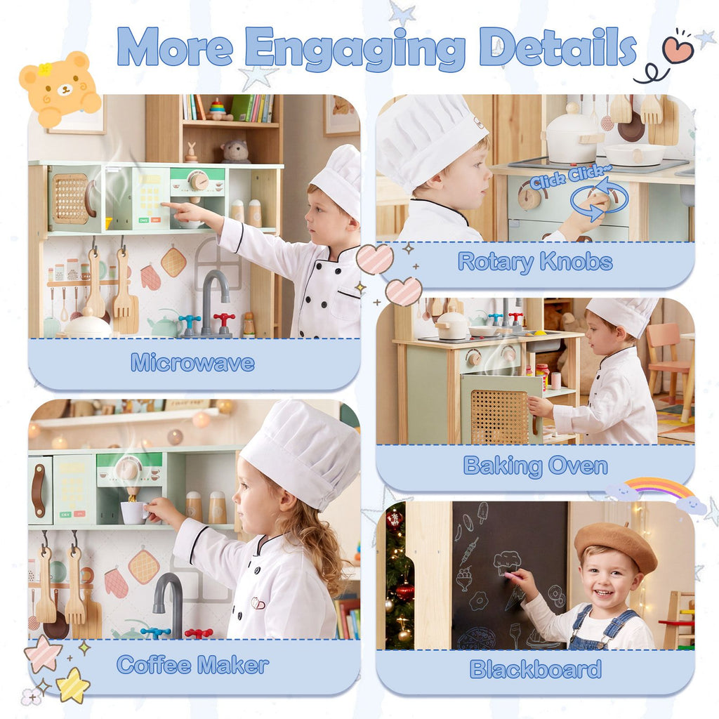 Rattan Play Kitchen