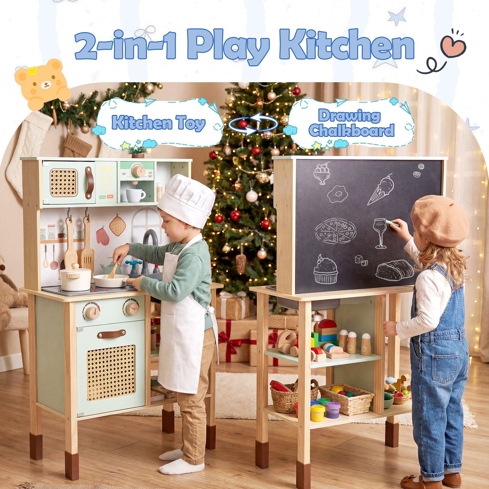 Rattan Play Kitchen