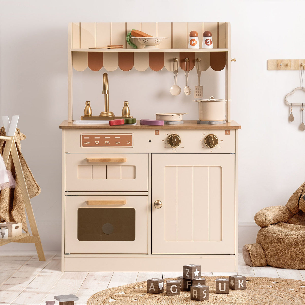 Wooden Play Kitchen