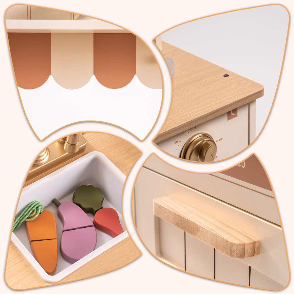 Wooden Play Kitchen