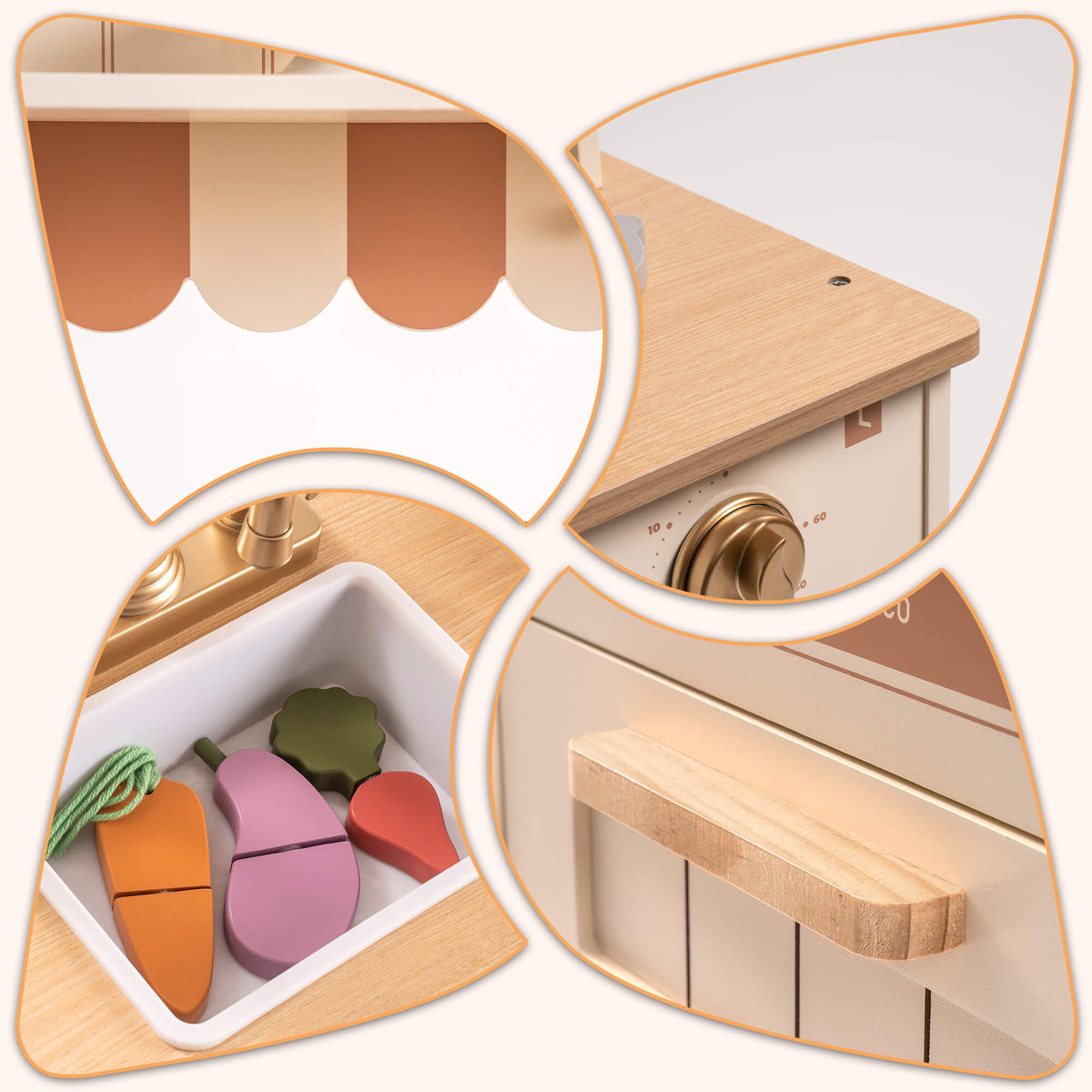 Wooden Play Kitchen