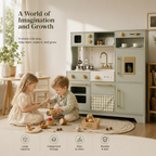 Sage Green Play Kitchen