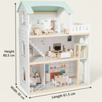 Three-Story Wooden Playhouse