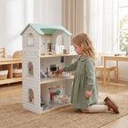 Three-Story Wooden Playhouse