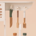 Green Wooden Play Kitchen