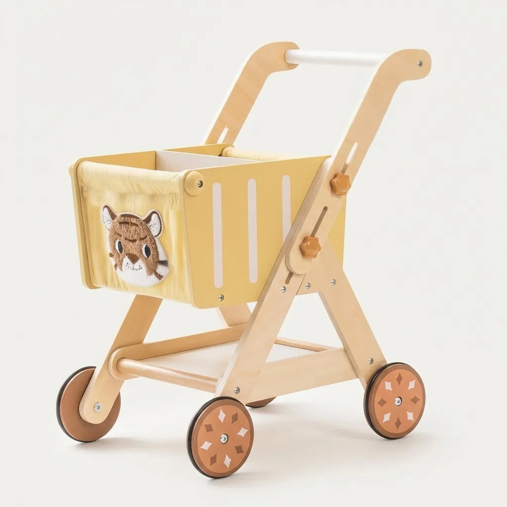 Wooden Push Cart