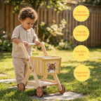 Wooden Push Cart