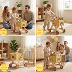 Wooden Push Cart