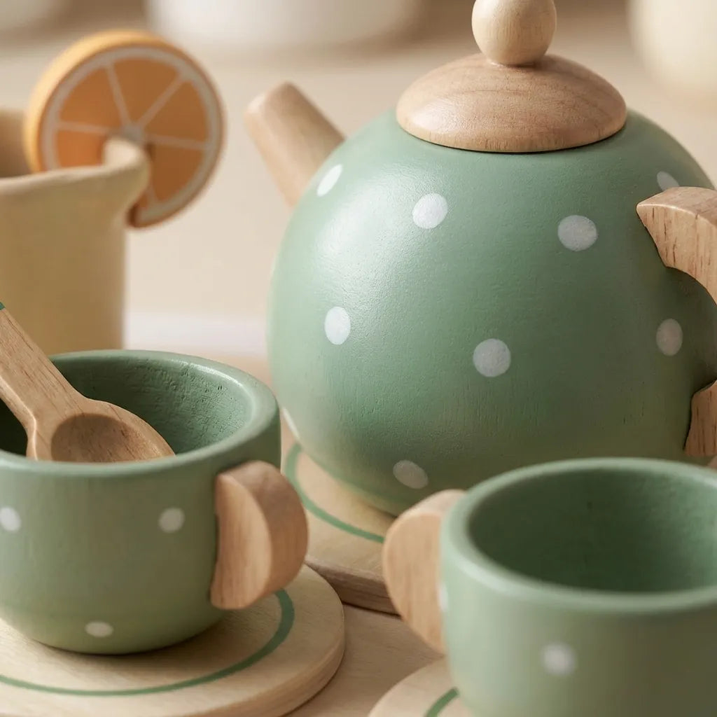 Wooden Play Tea Set