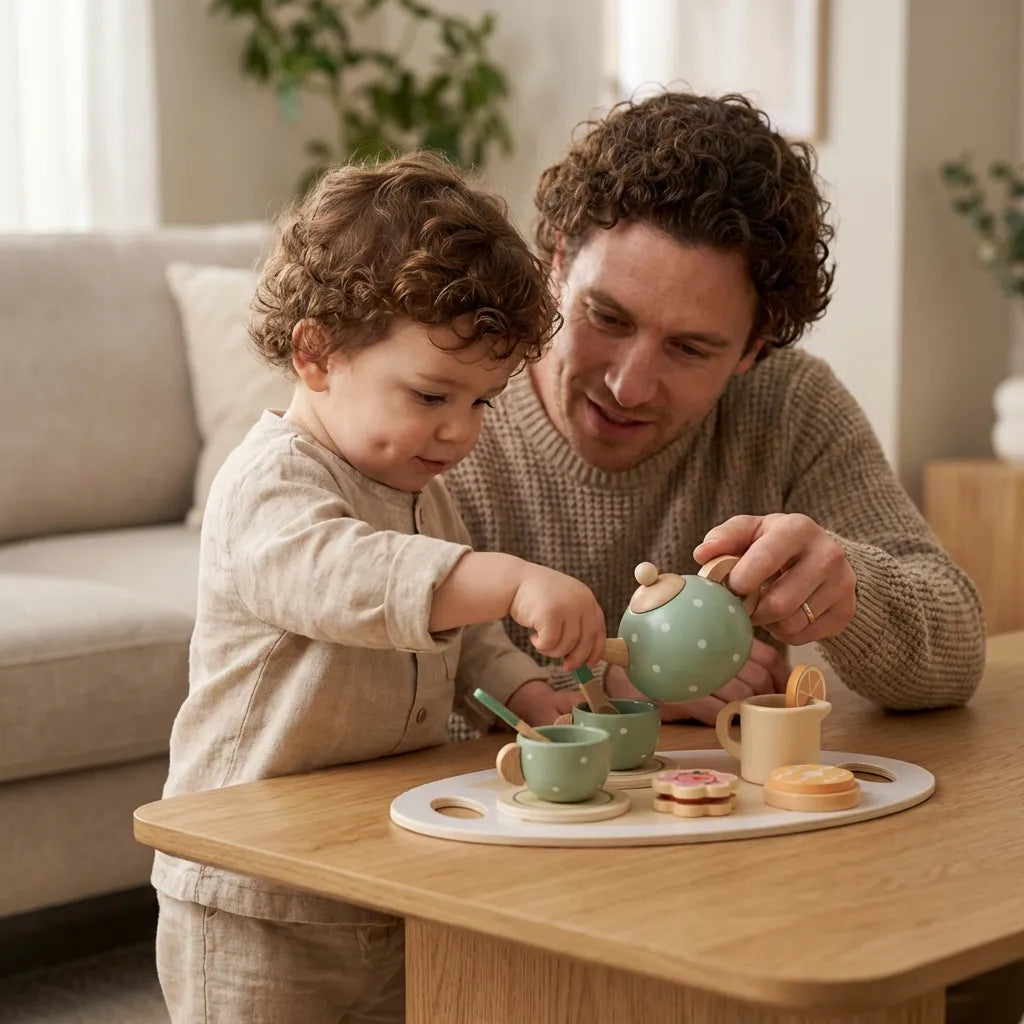 Wooden Play Tea Set