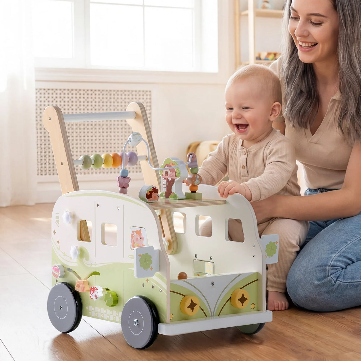 Adventure Bus Baby Walker