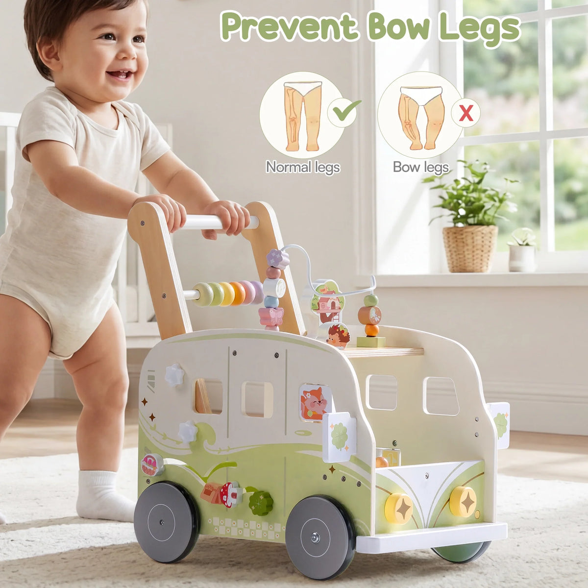 Adventure Bus Baby Walker