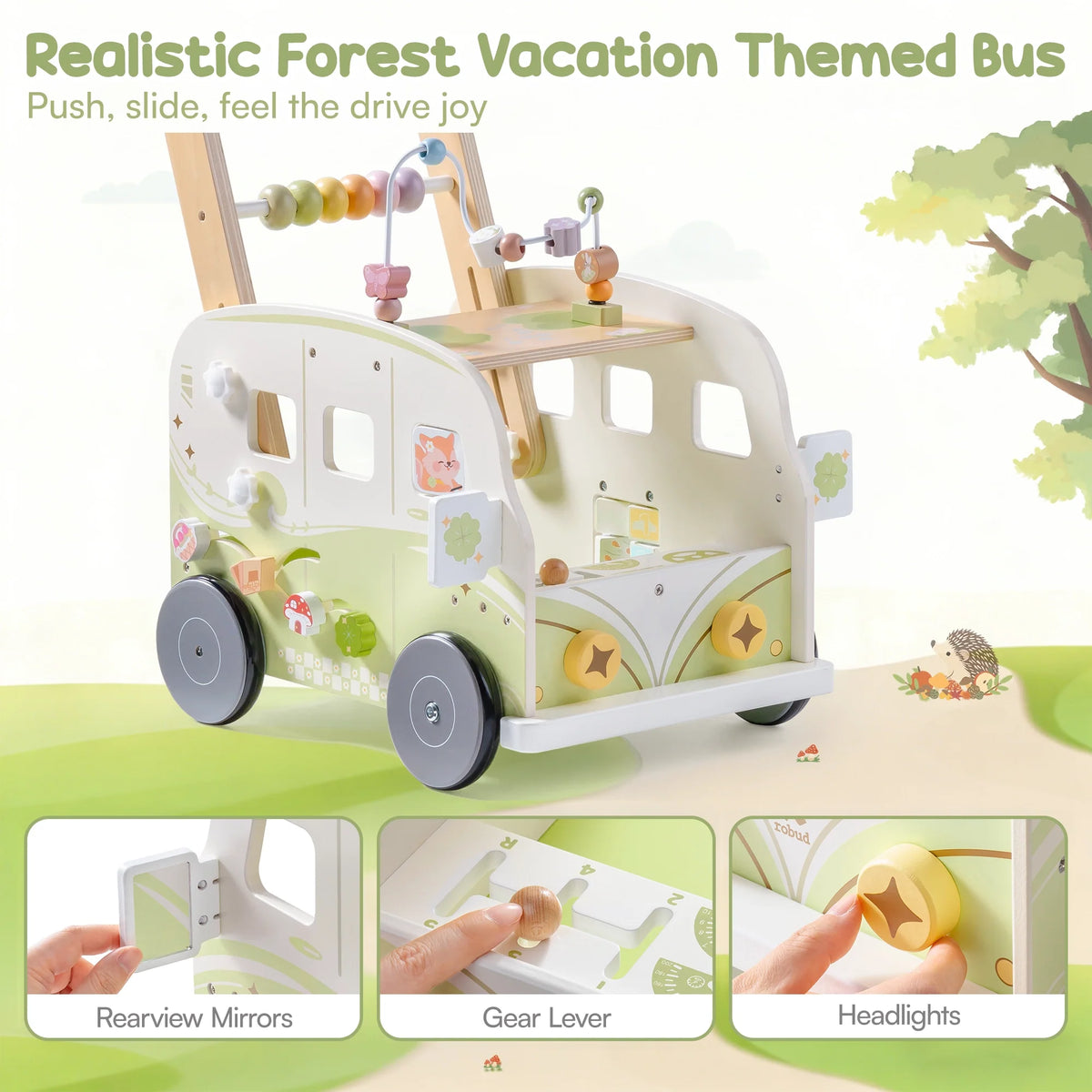 Adventure Bus Baby Walker